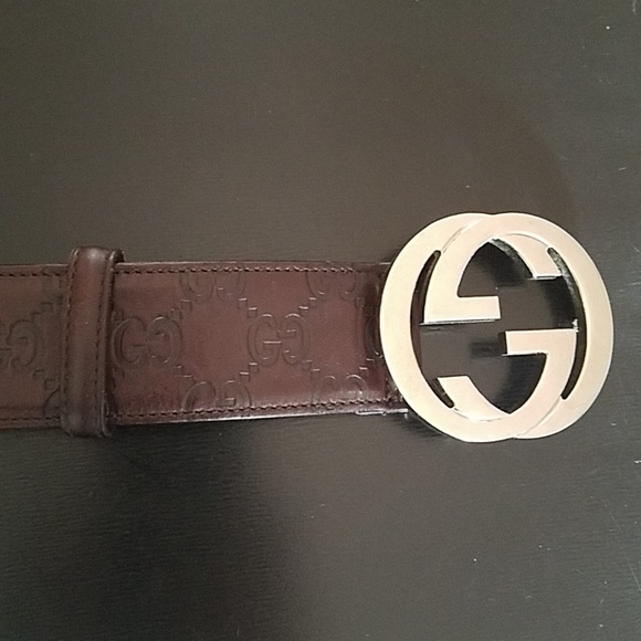 Gucci Signature leather belt (unisex) - Picture 3 of 5